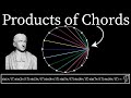 Products Of Chords In A Circle Math Visualization