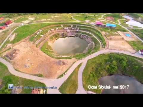 Ocna Sibiului -Sibiu filmare aeriana