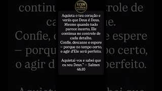 Salmo 46 #salmo #salmo46 #salmos #deus #fe #jesus #biblia