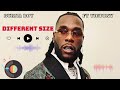 Burna Boy Different Size Ft Victony Official Audio Slide