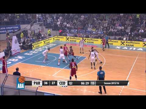 ABA Liga 2015/16 highlights: Partizan NIS - Cedevita R25 (29.2.2016)