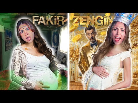 ZENGİN VS FAKİR HAMİLE BİR GÜN GEÇİRMEK!! @yagmurerroglu