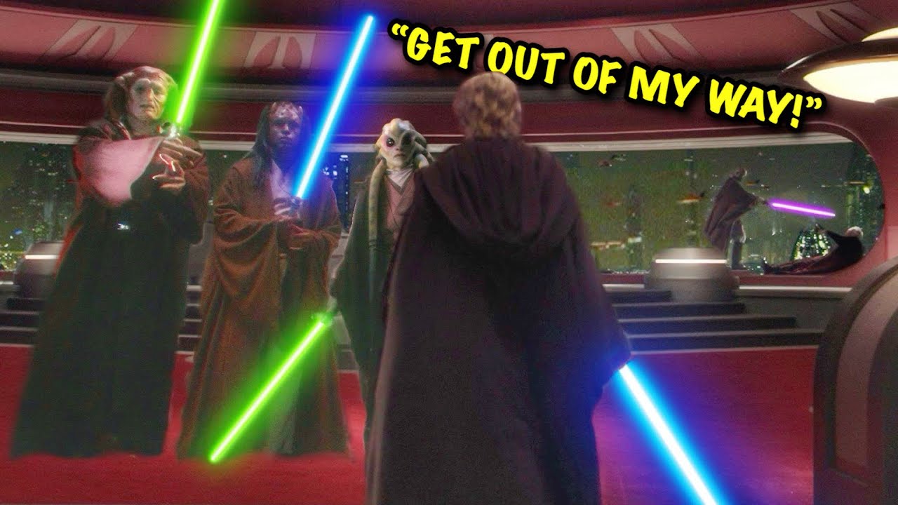 What If ALL 4 Jedi Were Still Alive When Anakin Skywalker Tried To Save Palpatine