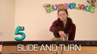 NUMBERJACKS | Slide and Turn | S1E35