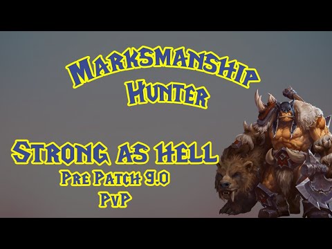 Marksmanship Hunter - still hitting hard | WoW PvP Pre Patch 9.0 Shadowlands | DE/GER no Commentary
