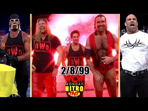 WCW Nitro - February 8, 1999 Full Breakdown - DDP/Steiner car - Hogan/nWo - Outsiders/Bischoff/Flair