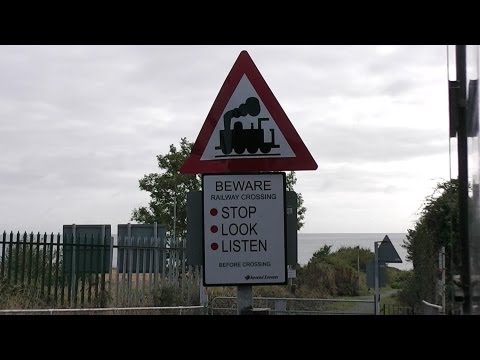 Rathdown Road Level Crossing - 8510 Class Dart Train