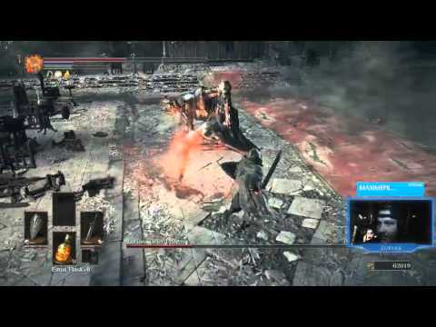 Dark Souls 3: Twin Princes, Lorian & Lothric kill (livestream highlight)