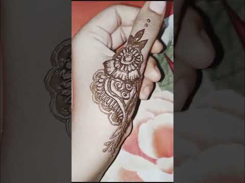 Another Arabic design Tutorial🥀Impressed design by Maisha-  Henna courtesy: Kaveri
