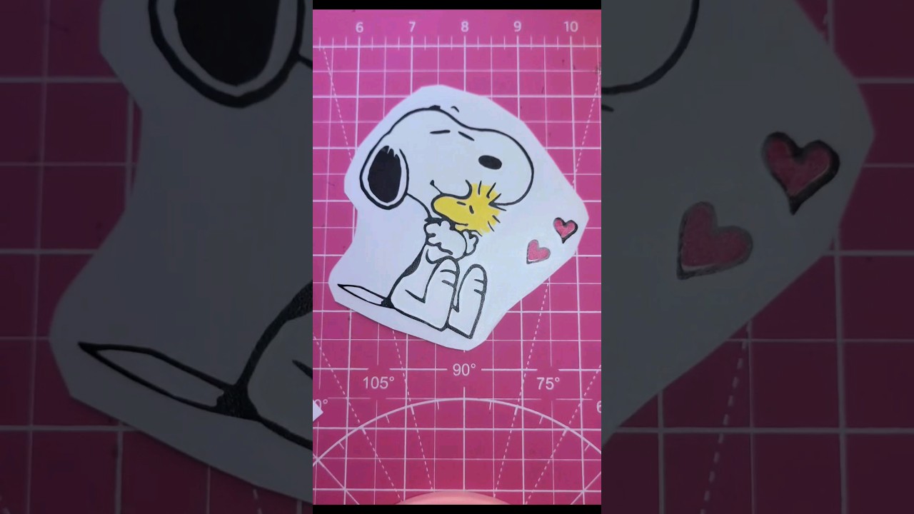 Peanuts and Snoopy Vinyl Decals #peanuts #snoopy #charliebrown #vinyldecals #stickers #cricut