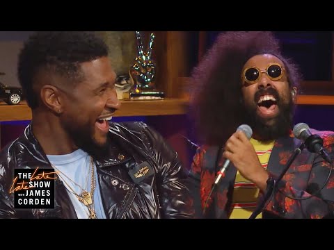 レジー・ワッツ & アッシャーがノートのはしごを登る (Reggie Watts & Usher Climb the Note Ladder)