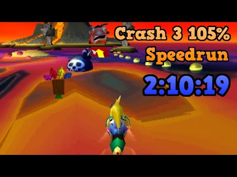 Crash Bandicoot 3: Warped - 105% Speedrun in 2:10:19