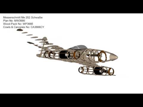 Messerschmitt Me 262 RC Model Plan