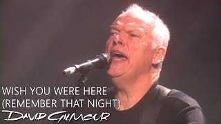 David Gilmour - Wish You Were Here (Remember That Night)