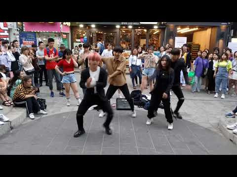 에너자이주(ENERGYJU)/DNA-방탄소년단(BTS) 190518 홍대(HongDae) Busking 직캠 kpop dance cover