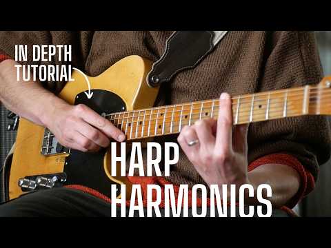 The Most Mysterious and BEAUTFIFUL Guitar Technique - HARP HARMONICS TUTORIAL like Eric Johnson