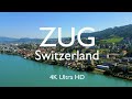 Zug Switzerland By Drone 4K
