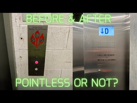 Before & After | Modded United States Hydraulic Elevator | Crowne Plaza | Downtown Seattle, WA