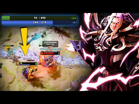 LOW HP BAIT!! EPIC INVOKER vs EMBER SPIRIT MID | Dota 2 Invoker