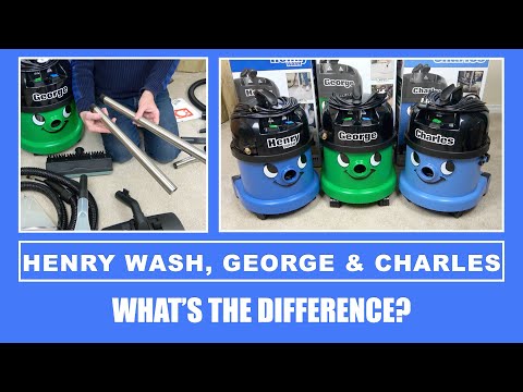 Numatic Henry Wash, George & Charles - What's The Difference? #henryvacuum #numatic #vacuumcleaner
