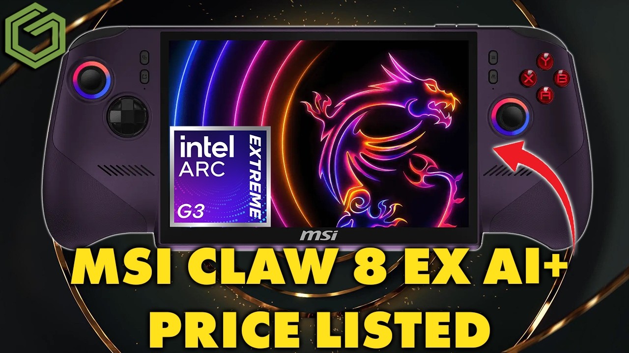 NEW MSI Claw 8 EX AI+ Price REVEALED!!