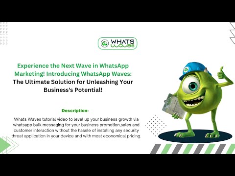 Whats Waves Tutorial Video