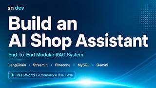 Build an End-to-End RAG AI Shop Assistant Project with Pinecone, Gemini AI & LangChain | v1