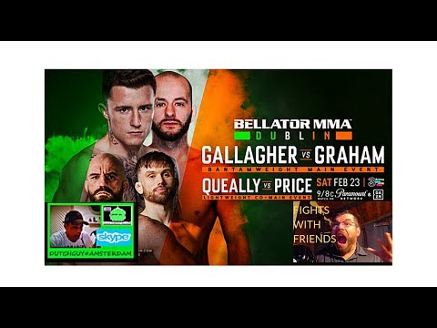 Bellator 217 James Gallagher vs Steven Graham,  Dublin, Ireland all Irish fighters!