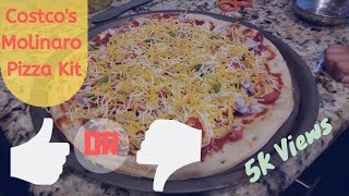 kids making pizza using Molinaro's pizza kit | NRI kids in USA | Indian Family pizza review |