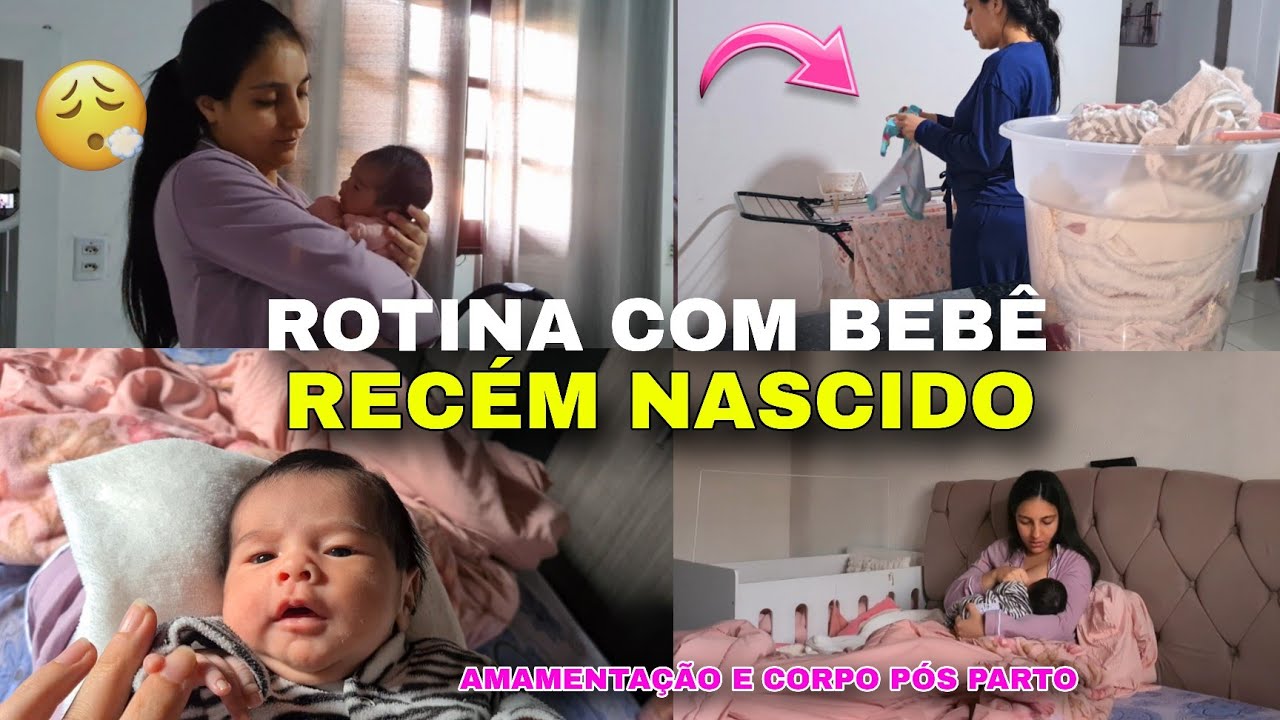 ROTINA COM BEBÊ RECÉM NASCIDO - CORPO PÓS PARTO CESÁREA !