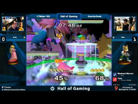 CTmelee #65 - Arty (Peach) vs. Slox (Fox) - Quarterfinals SSBM Tournament