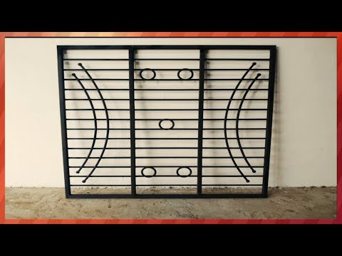 new modern grill design || security Window grill making Video