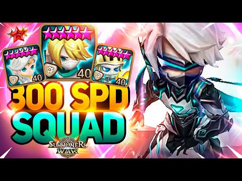 He Destroys Guardian Players with 300 SPD LIGHT TEAM in Summoners War
