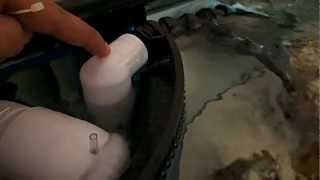 Eliminate or reduce the sound / noise from the overflow of a MarineLand Corner-Flo Aquarium