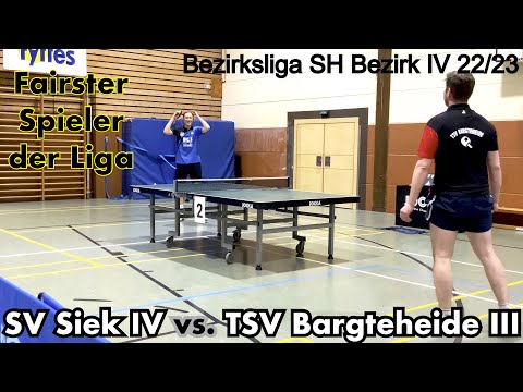 Bezirksliga SH | Bezirk IV 22/23 | SV Siek IV vs. TSV Bargteheide III