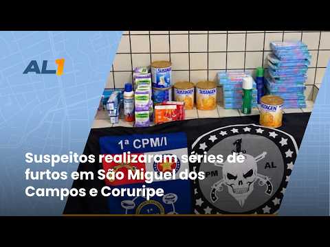 Dois homens são presos com mais de 100 kits de roupas íntimas furtados em AL 3/10/26