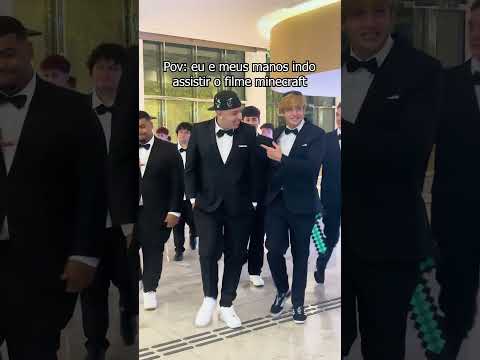 POV: EU E MEUS MANOS INDO ASSISTIR O FILME MINECRAFT #minecraft #creativesquad