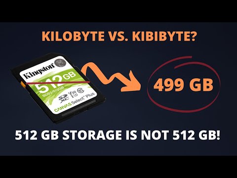 Why 512 GB disk has only 500 GB capacity? Kibibyte (KiB) vs Kilobyte (KB)?
