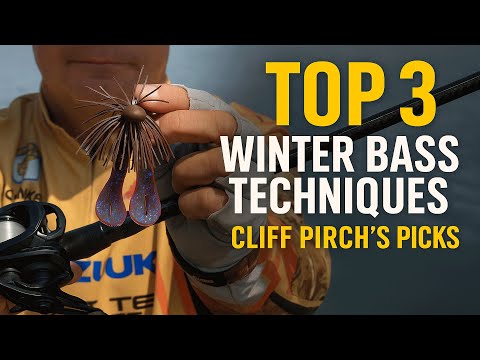 Top 3 Winter Bass Fishing Techniques | Cliff Pirch’s Proven Cold Water Baits | Bass Fishing