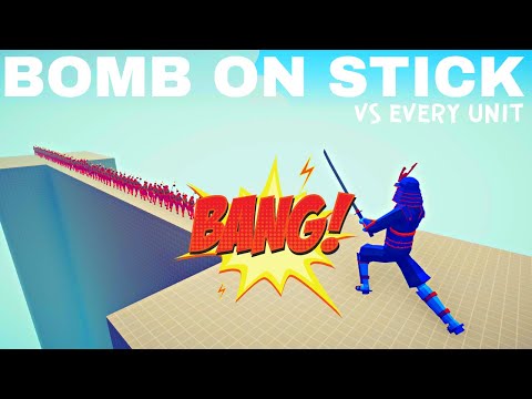 Bomb on Stick Gang VS Every Boss Unit : TABS - Totally Accurate Battle Simulator