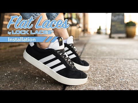 Flat Laces by Lock Laces Install