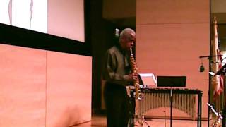 Roscoe Mitchell performs at Does the Secret Mind Whisper: A Celebration of Bob Kaufman (2)
