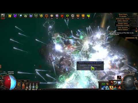 Poe 3.19 The Fledging with Spectral shield throw deadeye [Convert to lightning build]