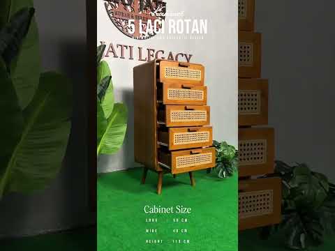 KABINET 5 LACI ROTAN