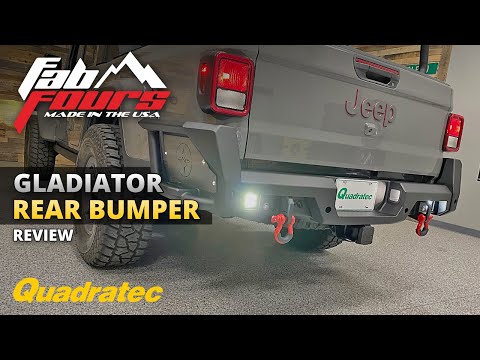Fab Fours Rear Bumper Review for Jeep Gladiator JT
