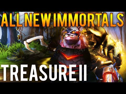*GOLDEN PUDGE* - ALL NEW IMMORTALS TREASURE II SHOWCASE - DOTA 2