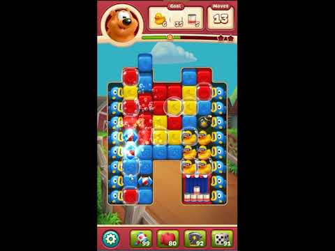 Toon Blast Level 3526 - NO BOOSTERS 🐻🐺🐱 | SKILLGAMING ✔️