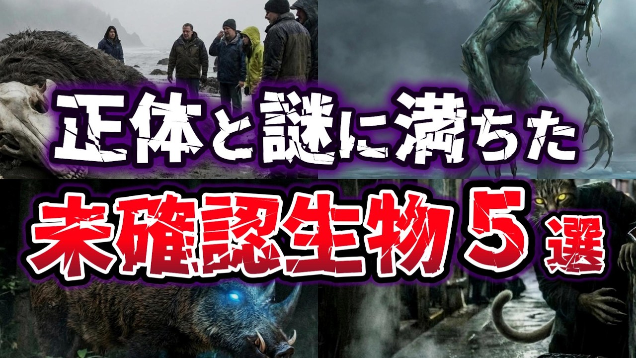 【ゆっくり解説】想像を絶する姿!! 世界に実在すると噂される奇妙すぎる未確認生物UMA５選