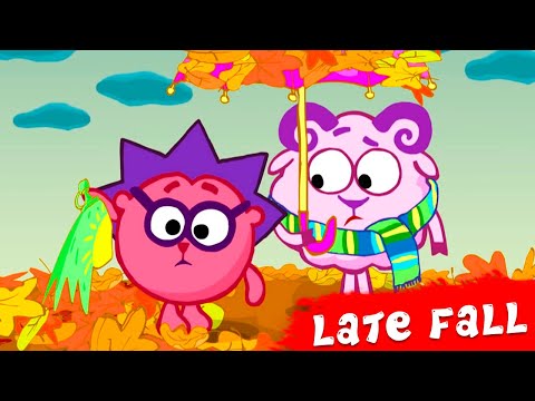 KikoRiki 2D | Best episodes about Late Fall 🍂 | Cartoon for Kids