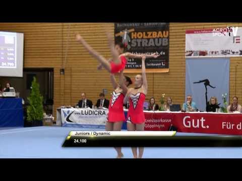 Acro Cup Albershausen 2013 Womens Group Dynamic Juniors Germany - Pistone Vogt Pozan